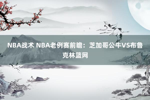 NBA战术 NBA老例赛前瞻：芝加哥公牛VS布鲁克林篮网